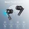 Wireless Stereo Earbuds with LED Power Display, Waterproof in-Ear Earphones with Wireless Charging Case, ENC Noise Cancelling Headphones, Sport Headset with Mic for Smartphone