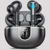 Wireless Stereo Earbuds with LED Power Display, Waterproof in-Ear Earphones with Wireless Charging Case, ENC Noise Cancelling Headphones, Sport Headset with Mic for Smartphone