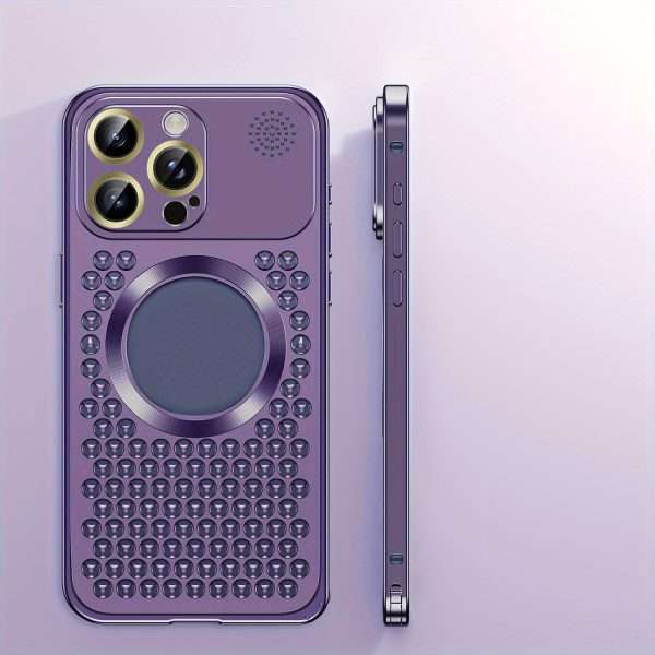 Metal Case For IPhone 15/15 Plus/15 Pro/15 ProMax, Aluminium Alloy Cover Case With Aromatherapy, Full Body Rugged Shockproof Protective, Scratch-resistant Metal Back Cover, Cooling Shell, Creative Gift For Friend