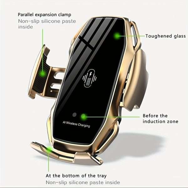 469bfda1e0147456d48f60cdfc2cbba8 15W Car Wireless Charger, Vehicle-mounted Mobile Wireless Charger, Air Vent General Wireless Charging Phone Holder With Infrared Induction